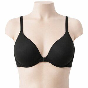 32DDD Natori Underwire T-Shirt Bra Black Lace Back Smooth Cups